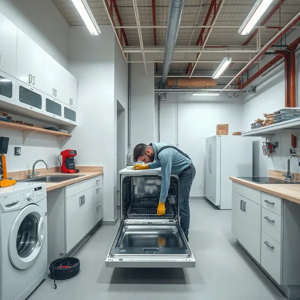 Professional Dishwasher Door & Latch Repair in Dubai carried out by a licensed technician