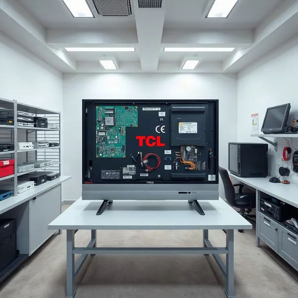 Professional تصليح تلفزيون TCL in دبي carried out by a licensed technician