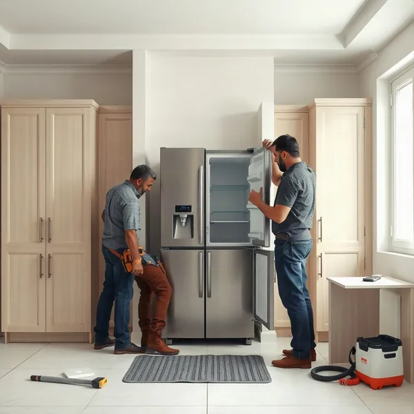 Professional صيانة ثلاجات منزلية in دبي carried out by a licensed technician